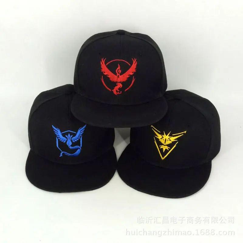 CDFNCG Лето Snapback поп вышивка Покемон Go Snapback хип хоп Хлопок Уличная бейсболка шляпа от солнца папа для мужчин и женщин