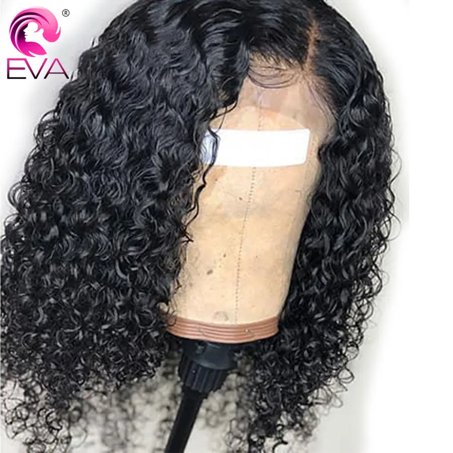 

Eva 360 Lace Frontal Wig Pre Plucked With Baby Hair Glueless Curly Lace Front Human Hair Wig For Black Women Brazilian Remy Hair