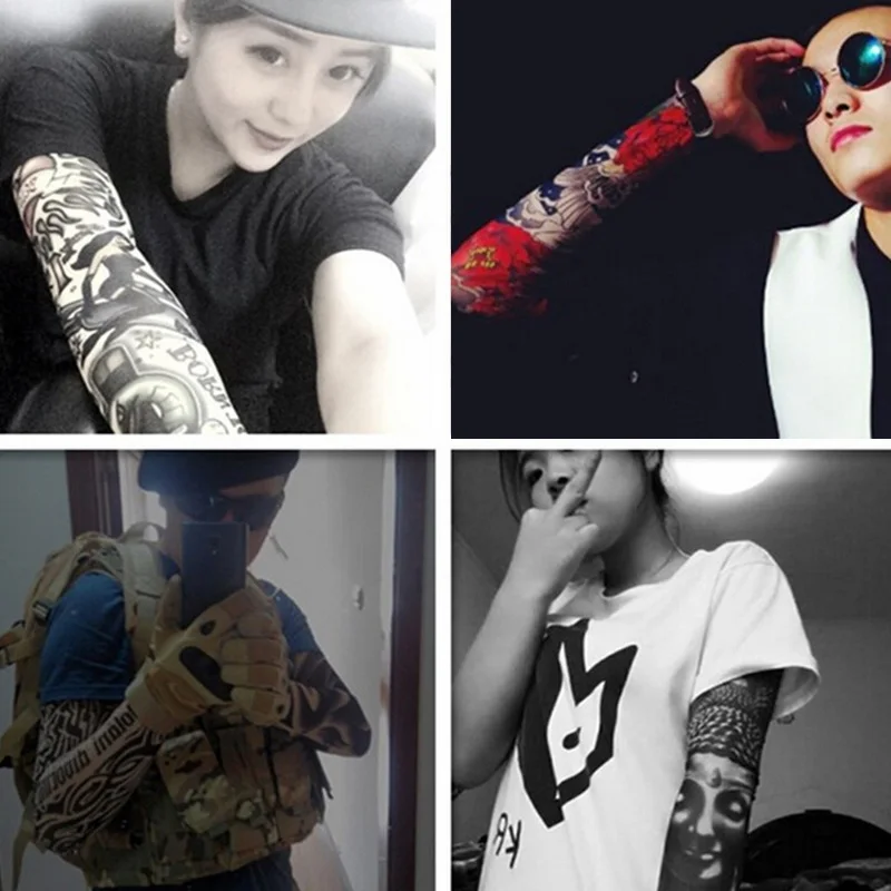 Tattooing Arm Sleeve Sun Protection Breathable Tattoo Cuff Quick-dry Running Cycling Arm Warmers Bicycle Golf Sports Oversleeves Tattooing Arm Sleeve Sun Protection Breathable Tattoo Cuff Quick-dry Running Cycling Arm Warmers Bicycle Golf Sports Oversleeves