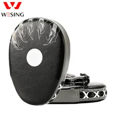 Качественная ручная мишень ММА перчатка с перфорацией ПУ боксерская груша накладки для Каратэ Муай Тай кик тренировка мишень перчатка с перфорацией