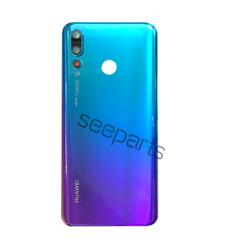 Полная новинка, huawei Nova 4, задняя крышка, стекло, задняя крышка, крышка батареи, корпус, чехол, запасные части+ объектив, huawei Nova 4, крышка батареи