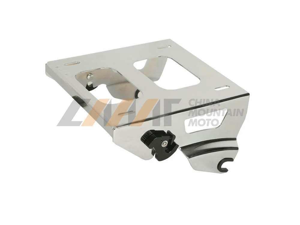 

Chrome Solo Tour-Pak Mounting Rack case for Harley Road King Street Glide 2014-2017