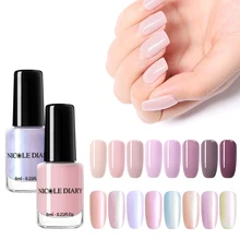 NICOLE DIARY Series лак для ногтей перламутровый Блестящий лак для ногтей маникюрный лак на водной основе праймер Vernis