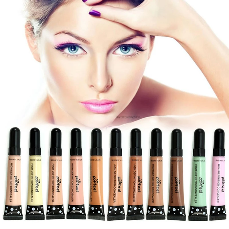 12 Colors Makeup Liquid Concealer Tube Contour Concealer Face Dark Eye