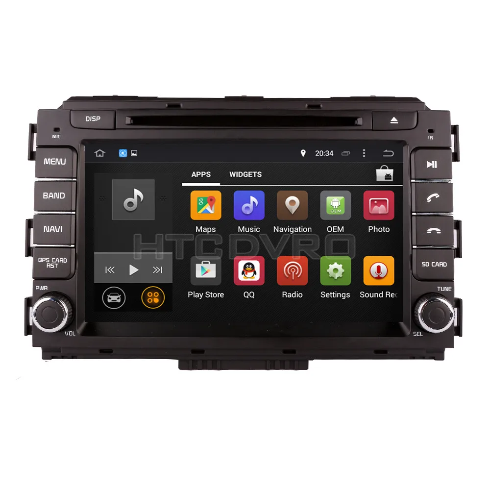 Cheap YMODVHT 8inch 4G Octa Core Android 9.0 7.1 Car DVD Player for Kia Carnival 2015-GPS Navigation Auto RDS Radio Audio Video Stereo 3