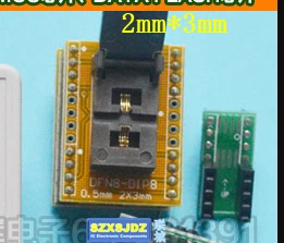 

U-PDFN8 USON8 Burning Block QFN8-0.5 0.6 WSON8 MLP8 2×3mm Flip Probe Test Stand Manufacturer spi flash
