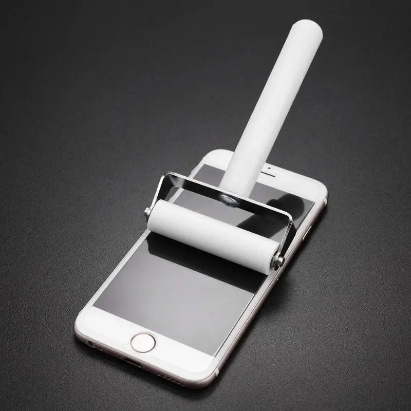En Ligne 6 cm 10 cm Silicone Rouleau Outil pour Mobile Téléphone Tablet Écran D ordinateur Portable Protecteur Film Coller LCD OCA Polarisant Outils