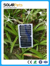 Solarparts 5pcs 6V 6W 1000mA high efficiency mono cell transparency pet solar panel solar module Sunpower