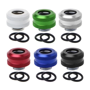 

1 Pc OD 12mm Hard Tube Extender Fittings G1/4 Thread Rigid Tube Fittings Adapter New