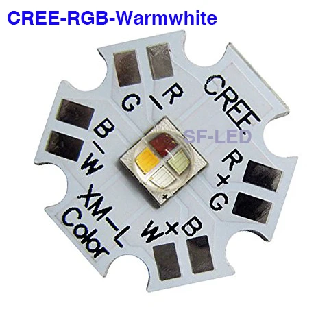 Светодиодная лампа эмиттер Cree XLamp XML XM L RGBW RGBWW RGB + Холодный/теплый белый свет 12 Вт 4