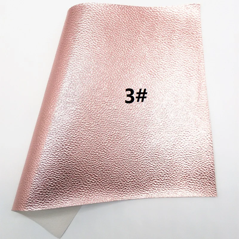 Переливающийся блеск из розового золота, ткань из искусственной кожи, лист из синтетической кожи для луков A4 Размер " x 11" мерцающий Ming XM108