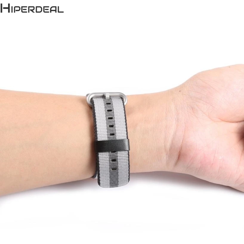 HIPERDEAL новый релиз спортивный тканый нейлоновый браслет ремешок для Fitbit Ionic Hot 17Dec16
