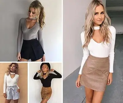 2017 новый продавец сексуальный Повседневный свитер вязаная футболка с длинным