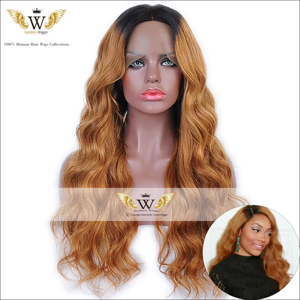 5A Ombre Lace Front Human Hair Wig Ombre Lace Wig Human Hair Full Lace Wigs With Baby Hair