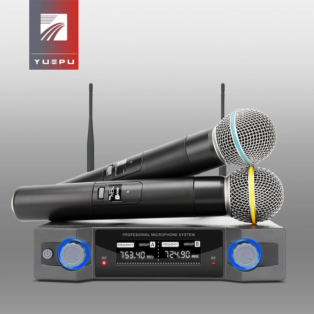 

YUEPU RU-U230 Professional UHF microphone wireless Karaoke system