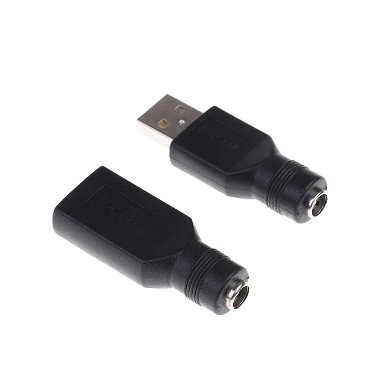 

Female Jack To USB 2.0 Male Plug / Female Jack 5V DC Power Plugs Connector Adapter Laptop 5.5*2.1mm