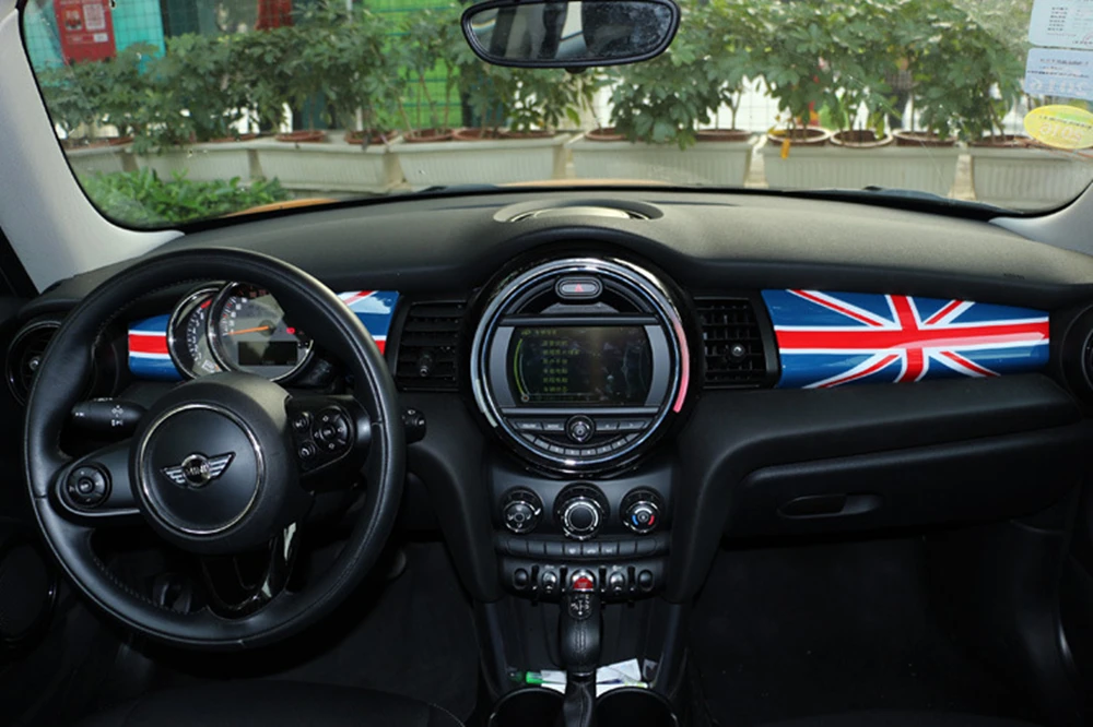 Аксессуары для MINI Cooper F55 F56, декоративная панель приборной панели, крышка, наклейка для MINI Cooper F55, аксессуары для интерьера