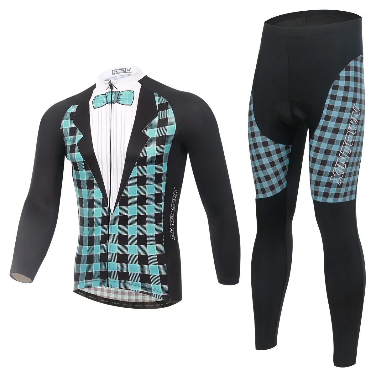

BOODUN Full Dress Ride President Cuff Dress Bicycle Catch Down Windbreak Keep Warm Function Clothes
