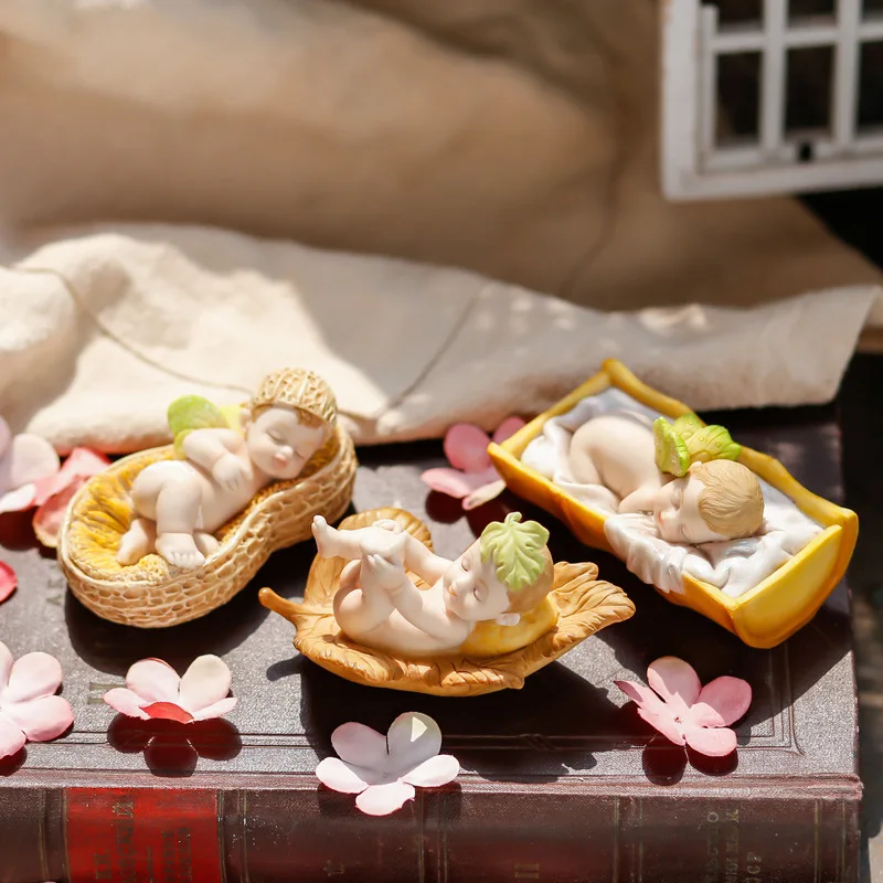

silicone mold baby molds peanut cradle doll birthday wedding conch doll cake decoration candy sugar soft silicone mould
