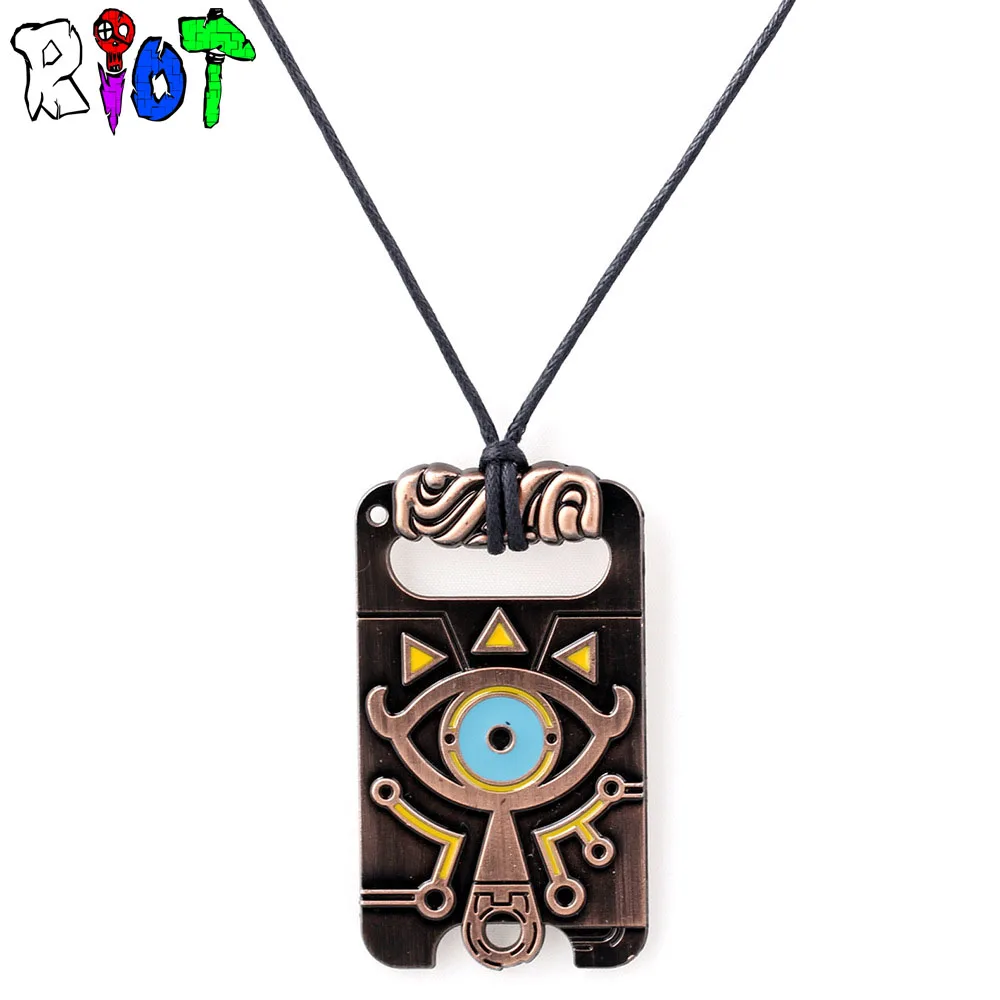 

Anime game The Legend of Zelda: Breath of the Wild choker vintage necklace Big eyes Logo alloly Pendant Charm jewelry fans Gift