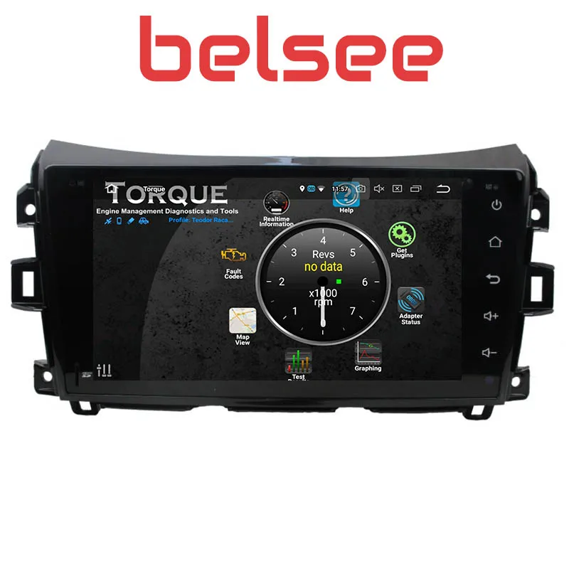 Belsee для Nissan NP300 Navara 2014 2016 PX5 Восьмиядерный стерео Android 8 0 автомобильное радио GPS