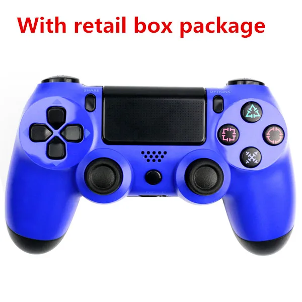 Новинка для sony PS4 Pro беспроводной геймпад Bluetooth Игровые Джойстики для playstation 4 PS4 контроллер - Цвет: Blue with box