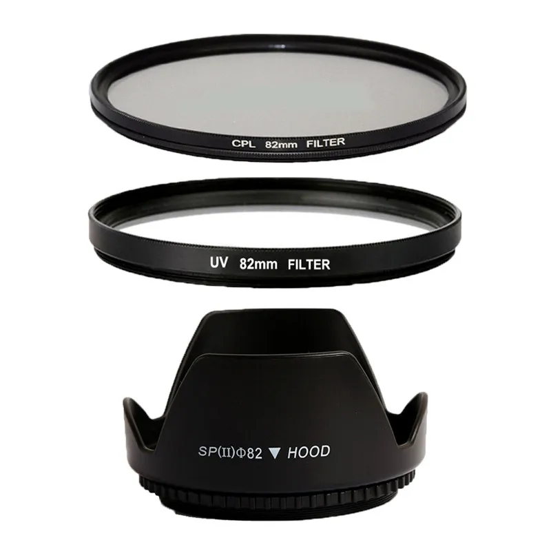   82  UV  +  + CPL   Sony  Pentax  Nikon D5100 D3200 D3100 D3000 D4  Canon 6D 70D 7D
