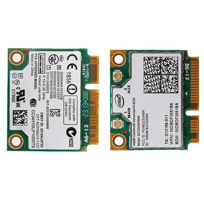 

Wireless Mini Universal Dual Band Intel 6230 62230ANHMW 300 WiFi BT PCI-E Card