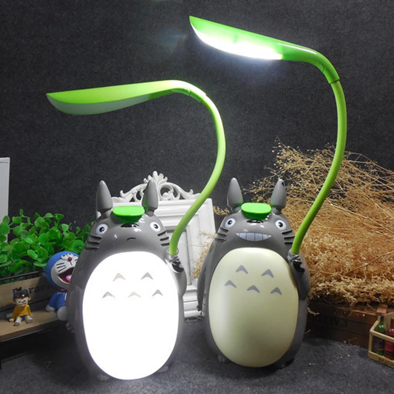 Креативный мультяшный электрический вентилятор USB Swich Miyazaki Hayao Totoro ночник лампа