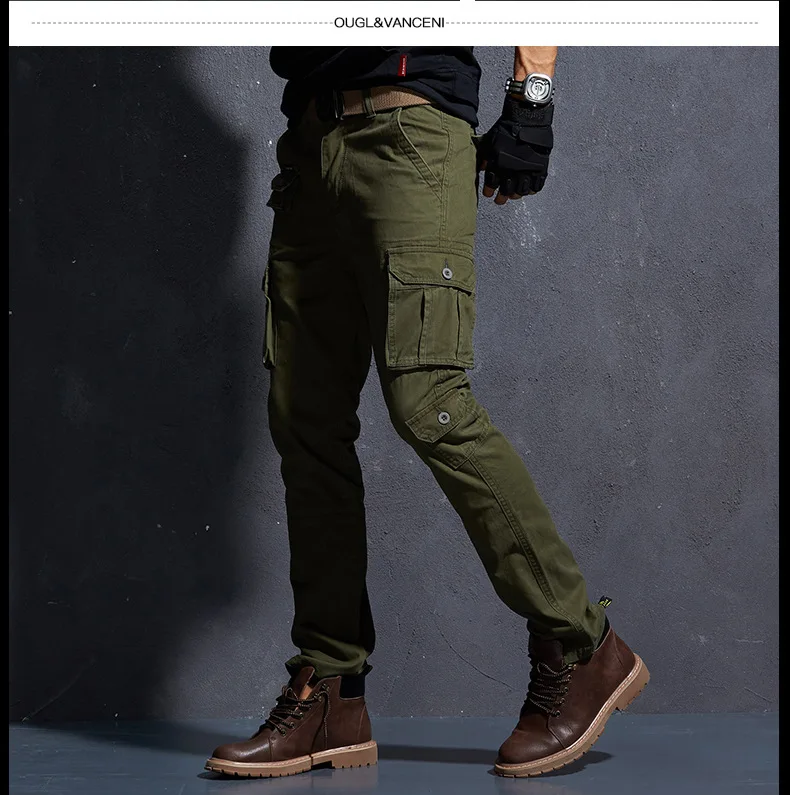 Брендовые мужские тактические камуфляжные брюки мужские повседневные штаны карго с карманами мужские модные хлопковые брюки в стиле милитари