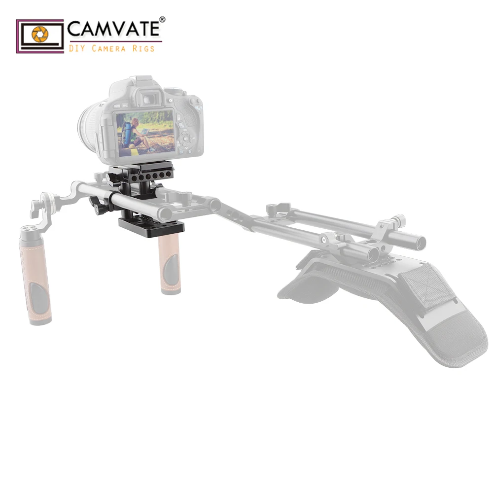  CAMVATE Quick Release Mount Base QR Plate for Manfrotto Standard Accessory C1437 camera photography
