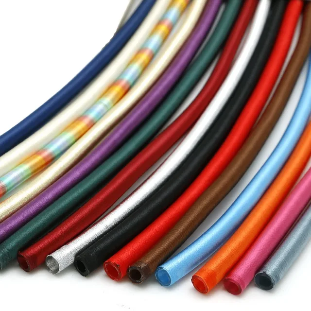 3 Ropes (Roughness 5mm Length 45cm) Handmade Silk Jewelry cord with