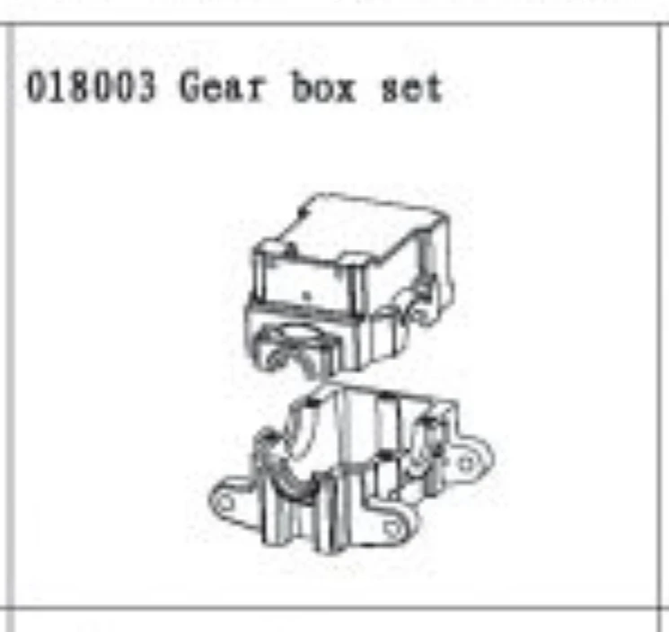 

FS RC 018003 gear box set for FS 1/4 hammer kingkong monster truck