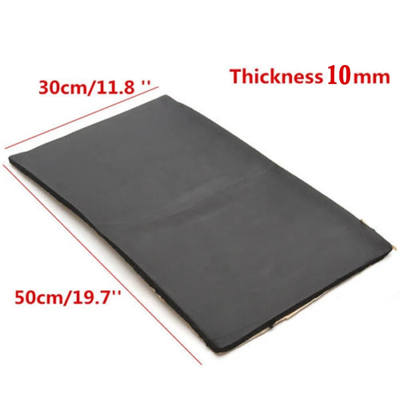 

1* Car Auto 30 * 50cm Sound Proofing Deadening Insulation 10mm Closed Cell Foam