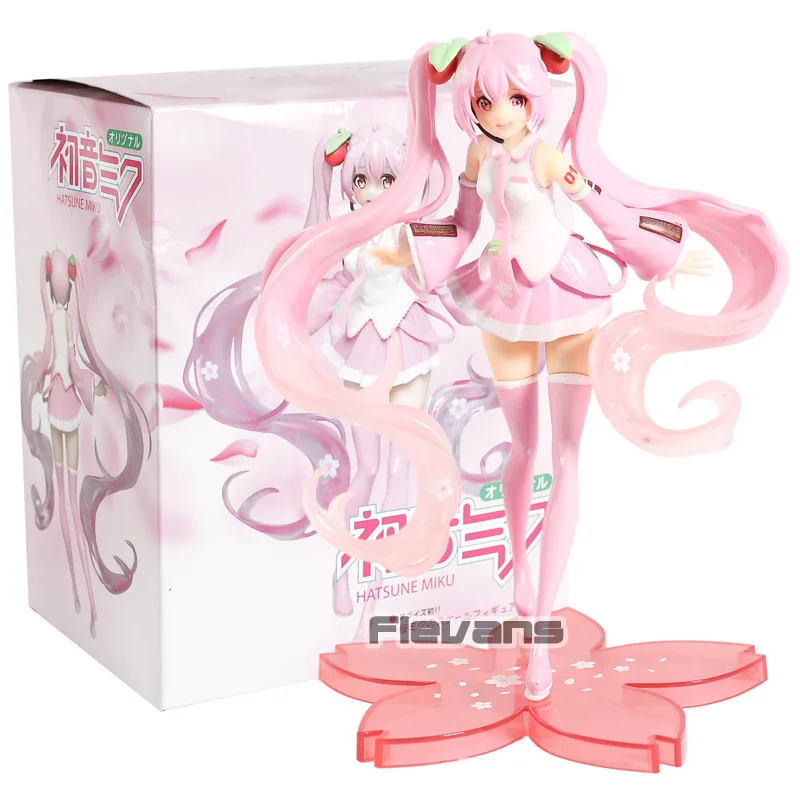 

Hatsune Miku Sakura Miku PVC Figure Collectible Model Toy