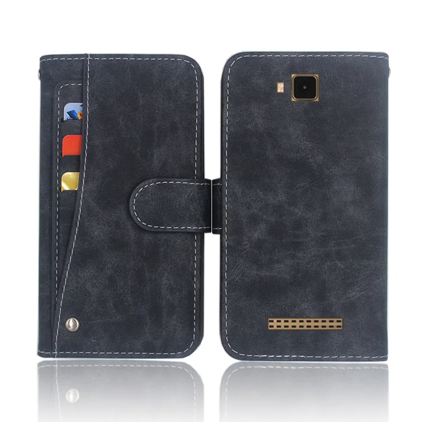 Hot! Cubot Echo Case High quality flip leather phone bag cover case for with Front slide card slot | Мобильные телефоны и