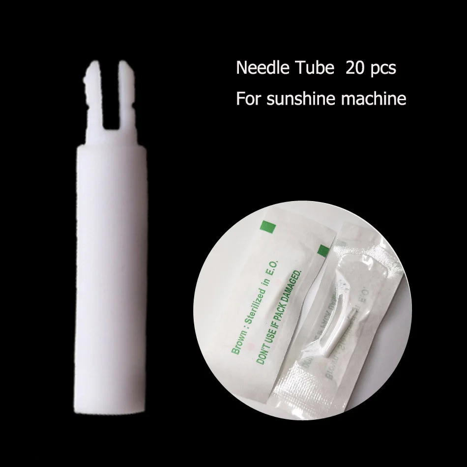 

20pcs/lot Needle Tube Fit On Sunsine Machine Permanent Makeup Tattoo Machine Components/Replacement Part /Accessories