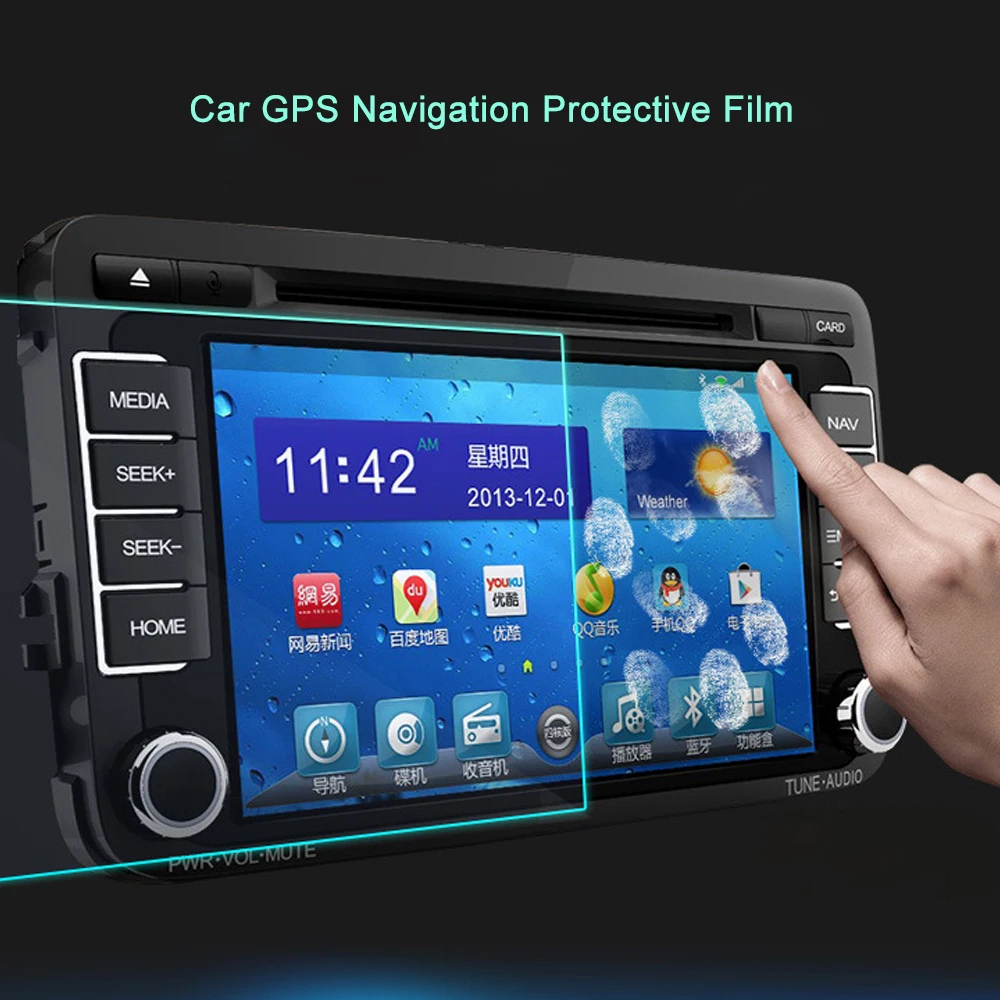 Buy Car Styling GPS Navigation Screen Steel Protective Film For Hyundai Tucson
