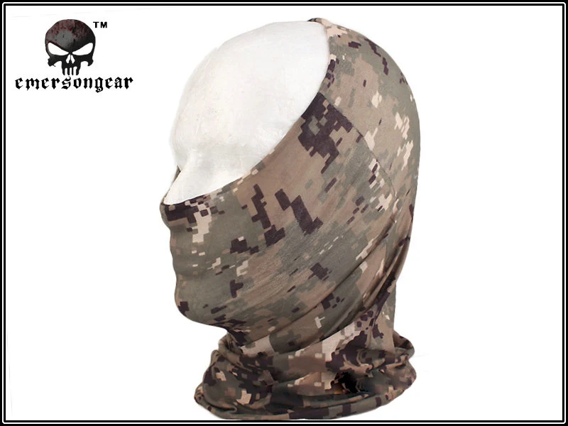 Emerson быстрый сухой мульти-функциональный капюшон маска для пейнтбола быстрое высыхание шарф половина уход за кожей лица маска EM6628 Мультикам AOR1 - Цвет: AOR2