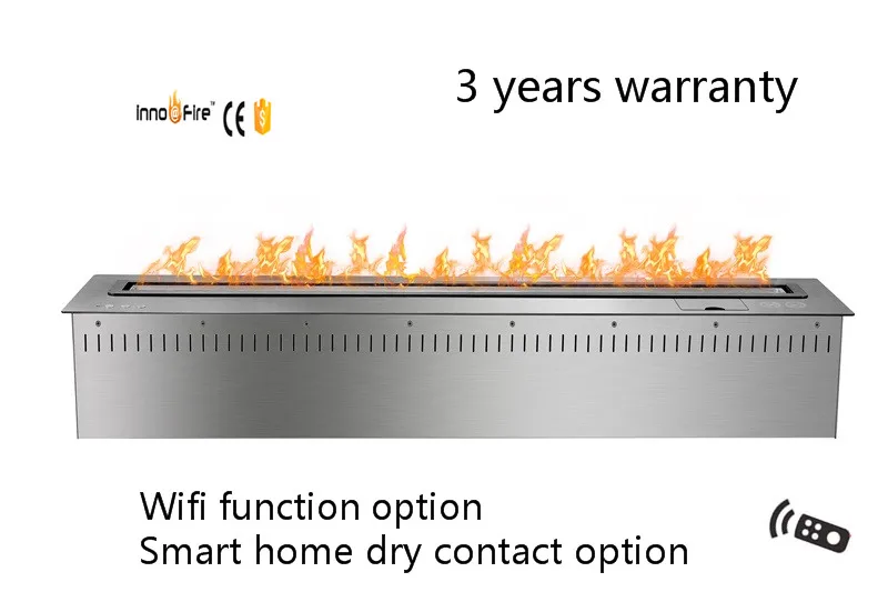 Горячая до двери 48 дюймов умный серебристый или Черный пульт дистанционного управления этанол электрическая облицовка камина