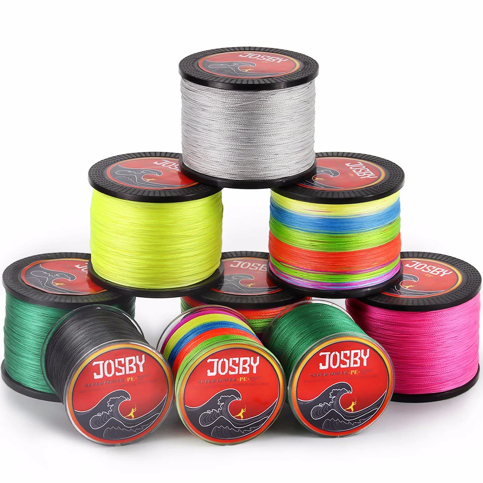 JOSBY 4 و 8 السواحل 300 M 500M1000M صنارة صيد بولي ايثيلين مجدول مضفر الصيد صافي خط طائرة ورقية خط سوبر لبس و قوي JOSBY 4 و 8 السواحل 300 M 500M1000M صنارة صيد بولي ايثيلين مجدول مضفر الصيد صافي خط طائرة ورقية خط سوبر لبس و قوي