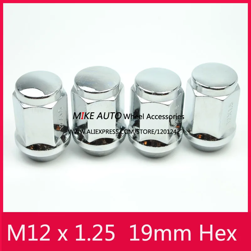 20pcs/set M12x1.25 Alloy Steel Wheel Lug Nut hex 19 length35mm for the