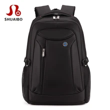 Деловая повседневная мужская сумка через плечо, мужской рюкзак, 16 дюймов, водонепроницаемая Противоударная подушка безопасности, рюкзак для компьютера, школьная сумка, дорожная сумка