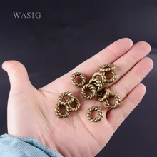 10 шт./лот волос косы страх dreadlock бусины приблизительно 8 мм отверстие Тибет золотой бисер страх Cufff