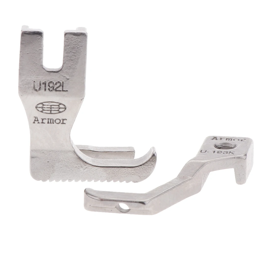 Industrial Sewing Machine Walking Piping & Welting Zipper Feet Set U192 U193