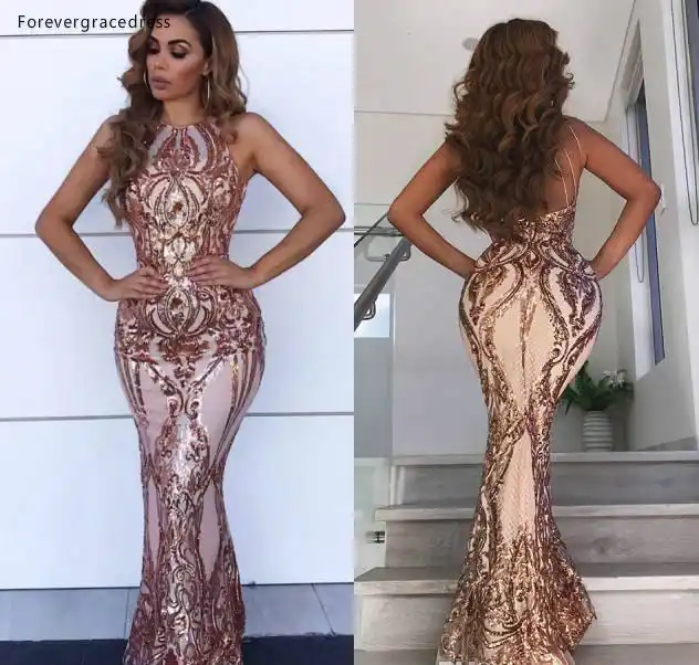 rose gold prom dresses 2019