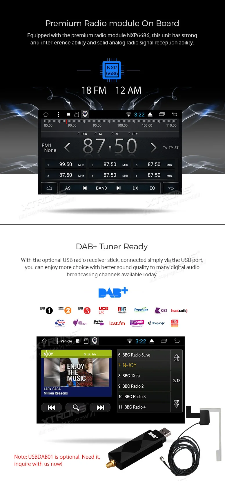 Top 7" HD Android 7.1 Digital Multi Touch Screen Car DVD Player GPS for Ford Focus II C-Max S-Max Kuga Fusion Tramsit Fiesta 6