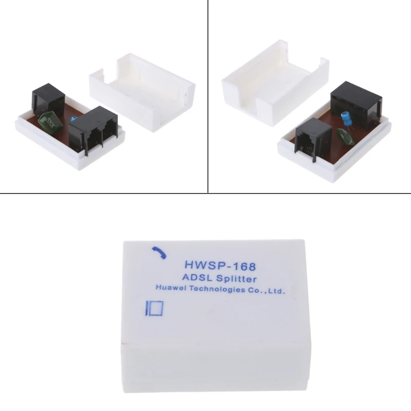 Telephone Line Filter Splitter RJ11 Line ADSL Modem Broadband Phone Line Filter Splitterin