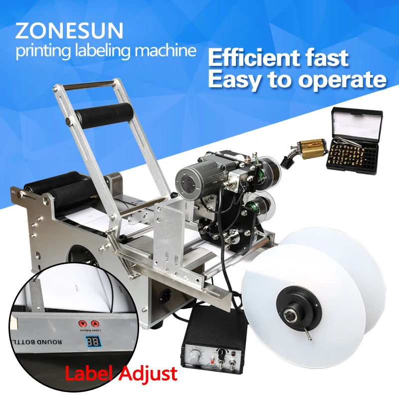 ZONESUN LT 50D Labeling Machine labeling stickers Packaging machine add Coding machine printing date Labeling Machine