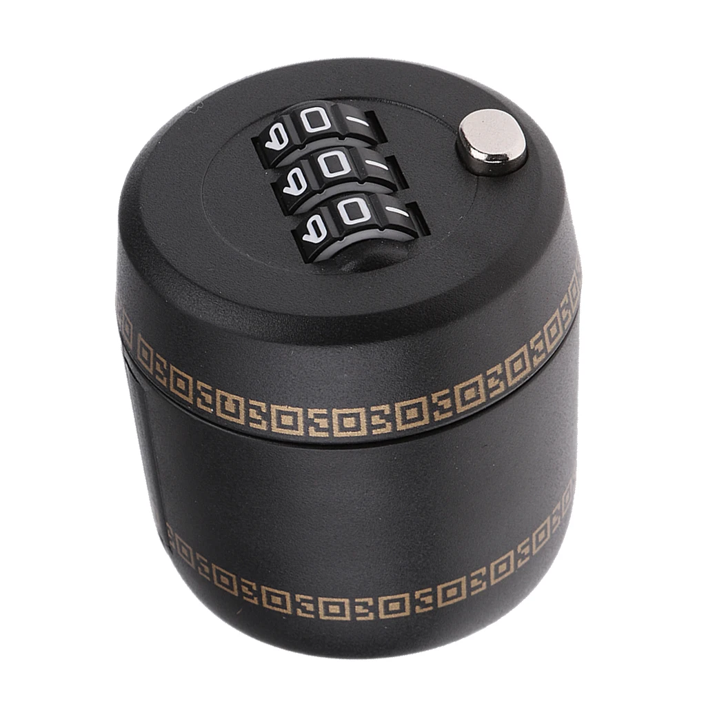 Bottle Password Lock Combination Wine Stopper Vacuum Plug Device Gift 28mm